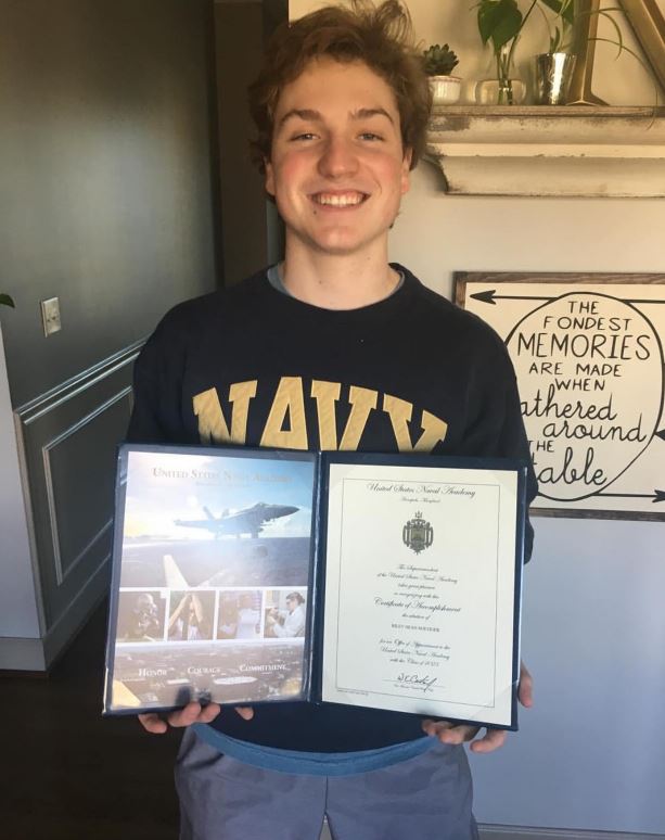 Riley Nofziger Accepted to Naval Academy