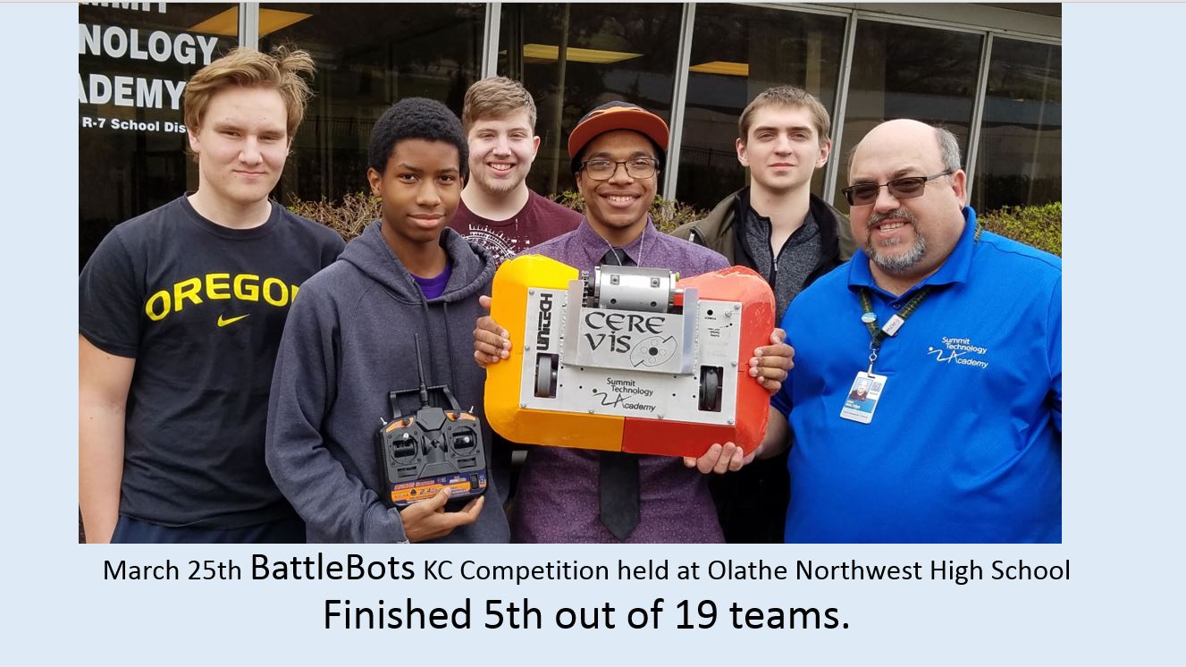 Battlebots team does well at local competition!