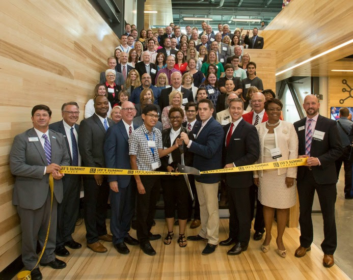 Celebrating the opening of the Missouri Innovation Campus