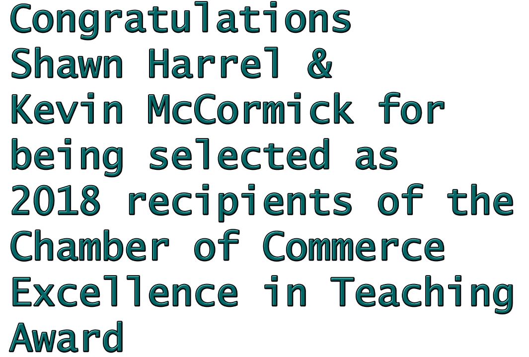 STA Teachers Receive Excellence in Teaching Award