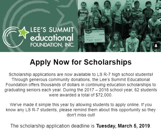 Scholarship Opportunities Available